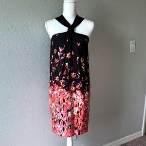 St John Knits Silk Halter Dress